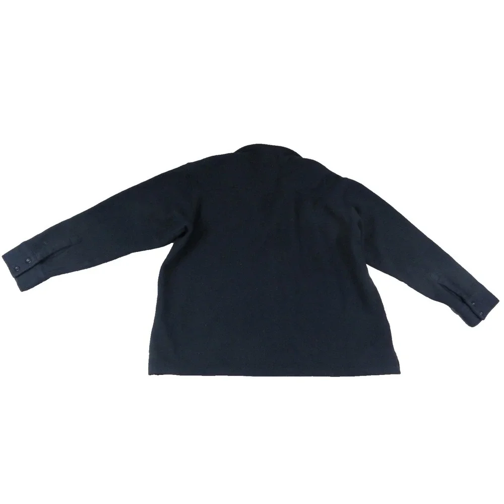 VTG Banana Republic Wool Blend Made in Korea Button Down Dark Academia Men's Lg
